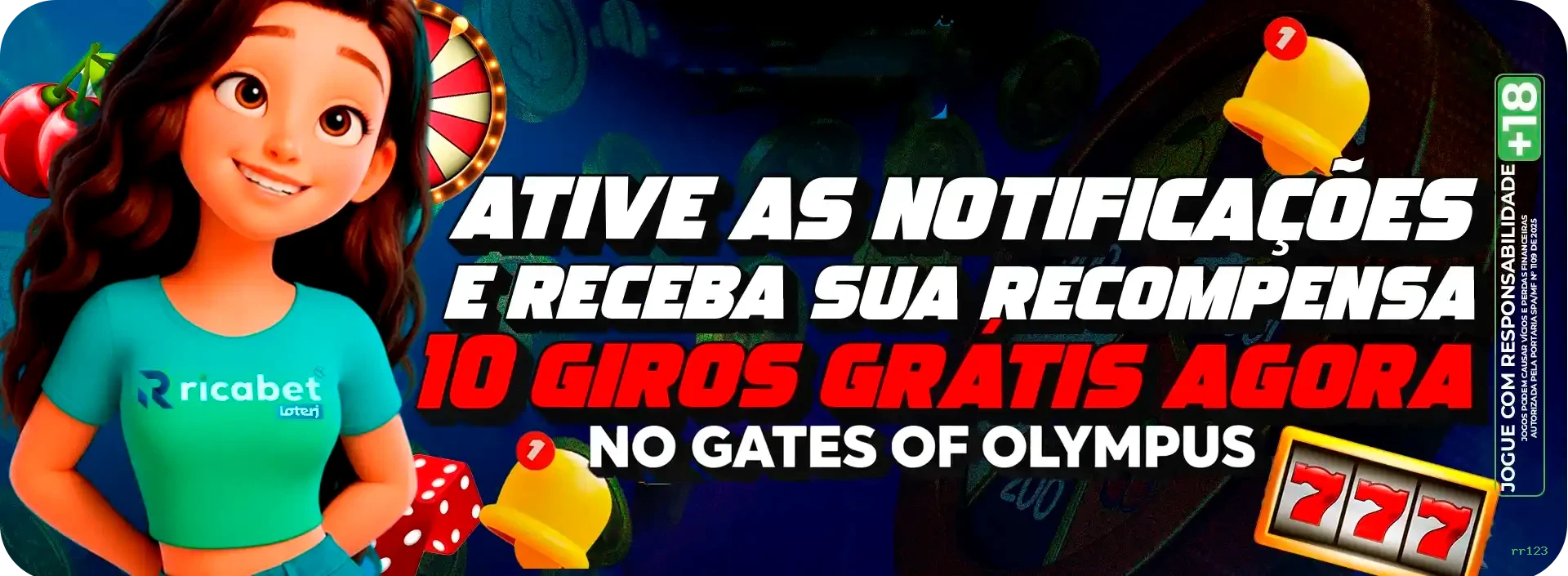 Bônus exclusivos membros VIP rr123